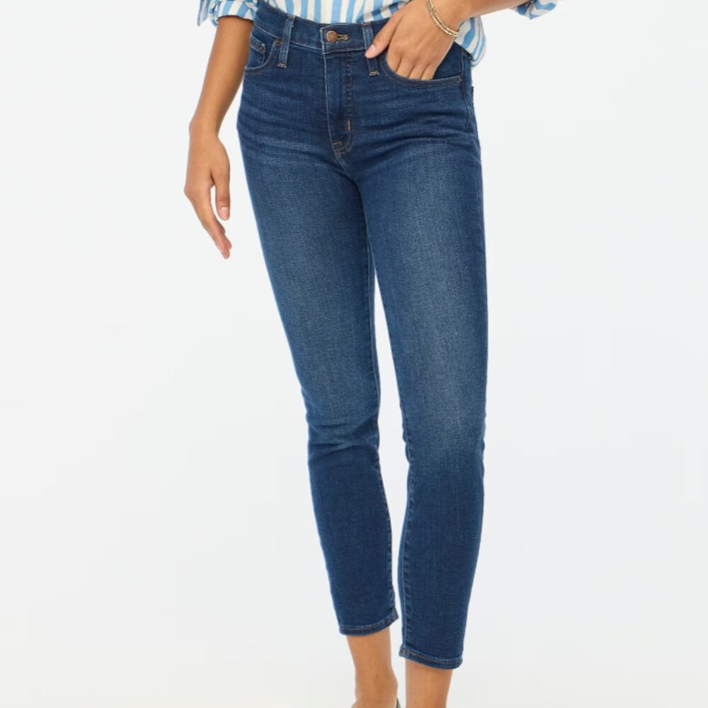J. Crew Women's Jeans 9" Mid-Rise Skinny 32T NWT